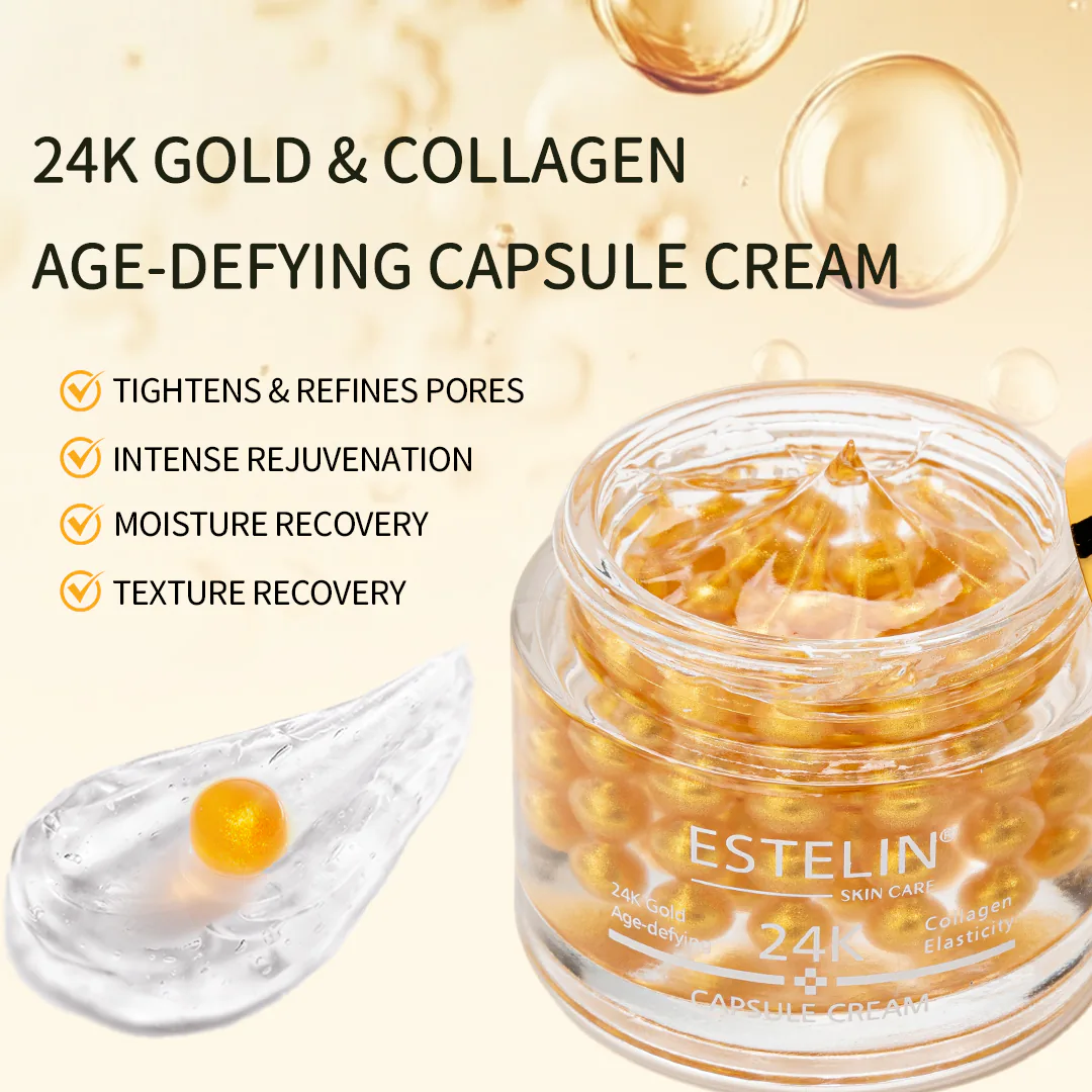 Capsule krema za lice sa 24K zlatom i kolagenom