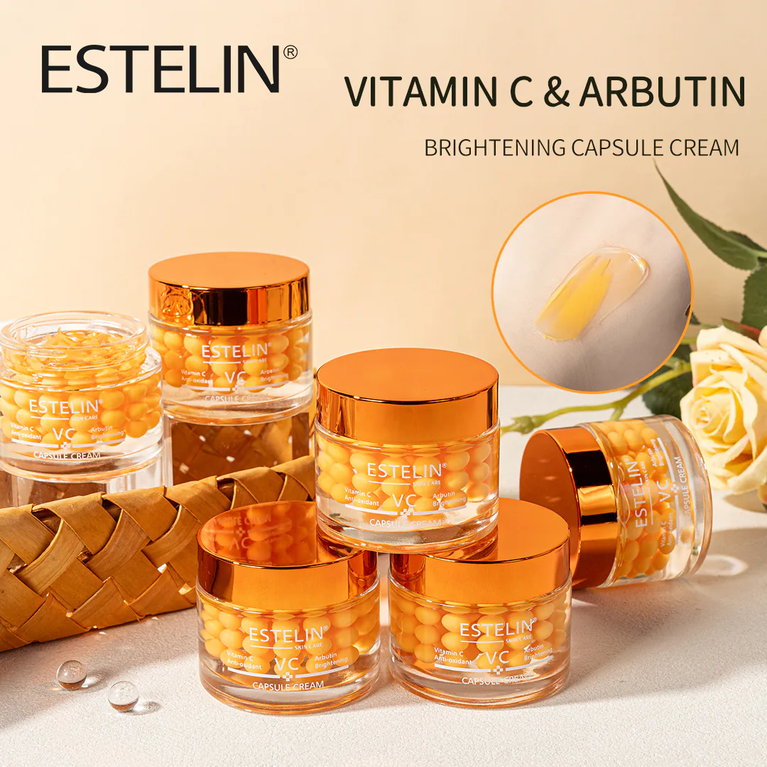 Capsule krema za lice sa vitaminom C i arbutinom